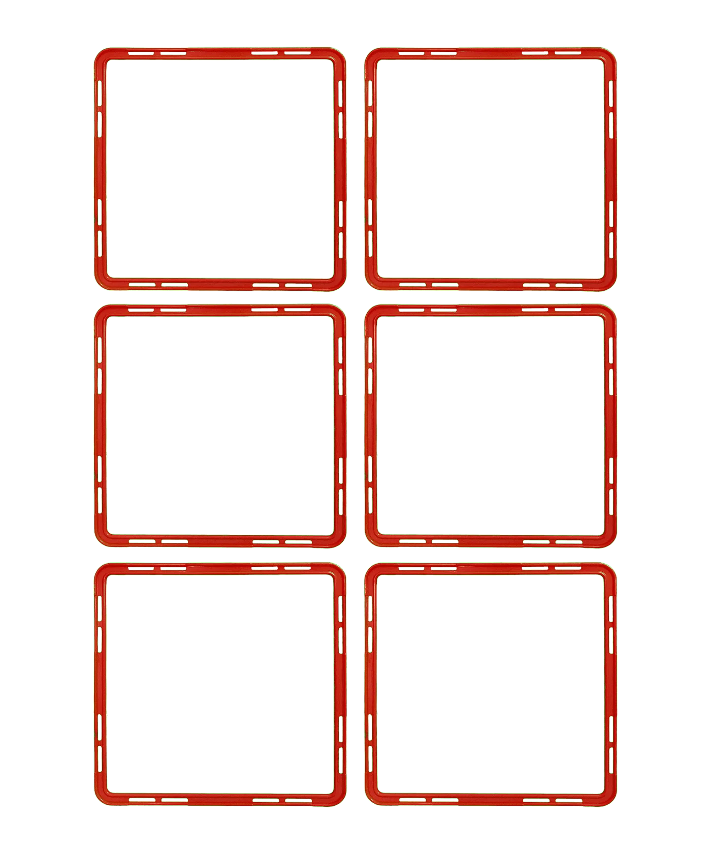 Cawila ACADEMY SQUARE | 6er Set | rot