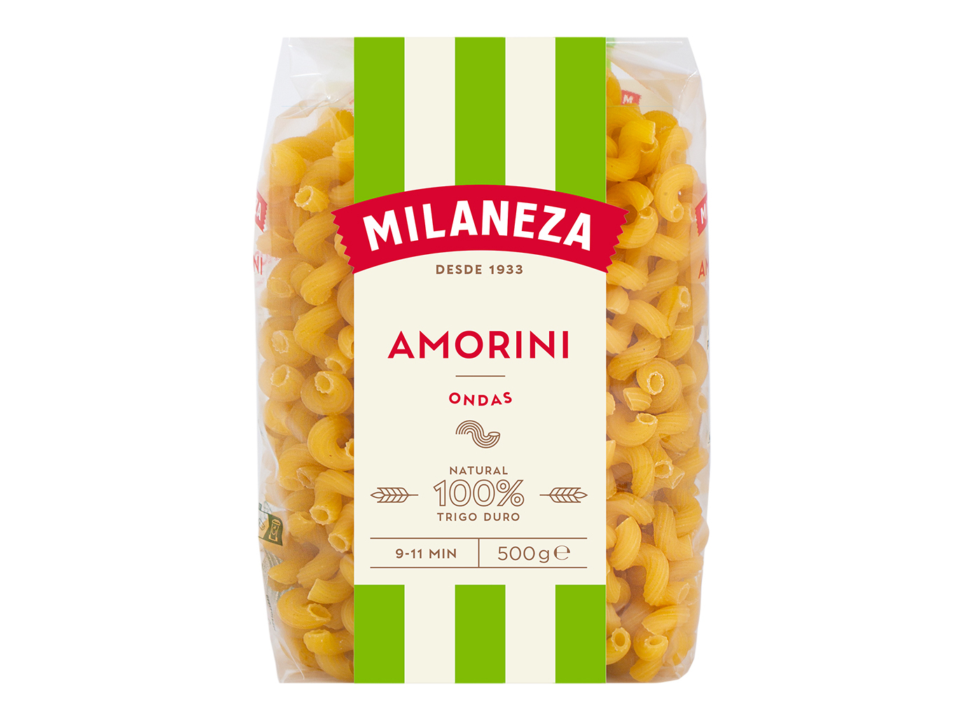 MASSA MILANEZA ONDAS AMORINI 500G