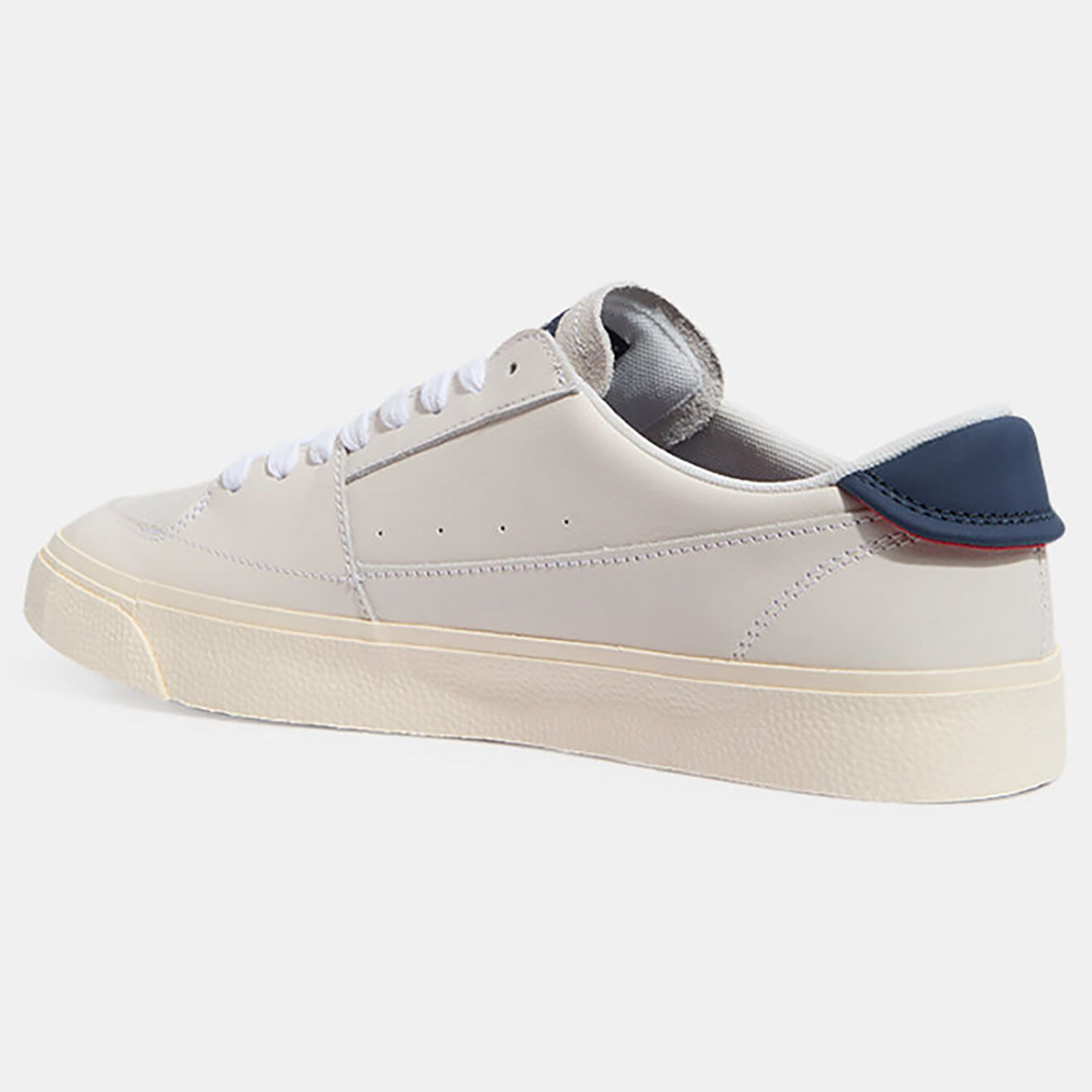 Tommy Jeans Baskets en Cuir Vulcanized blanches