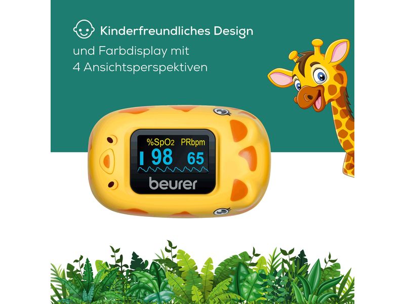 Beurer Pulsoximeter PO 13 Kids Pulsoximeter für Kinder