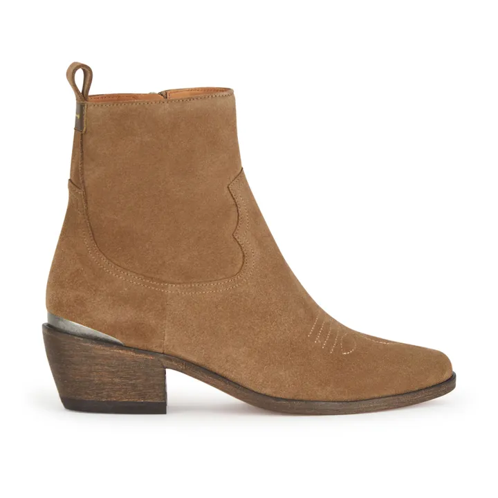 Anthology Paris Santiags Tyler Daim | Taupe