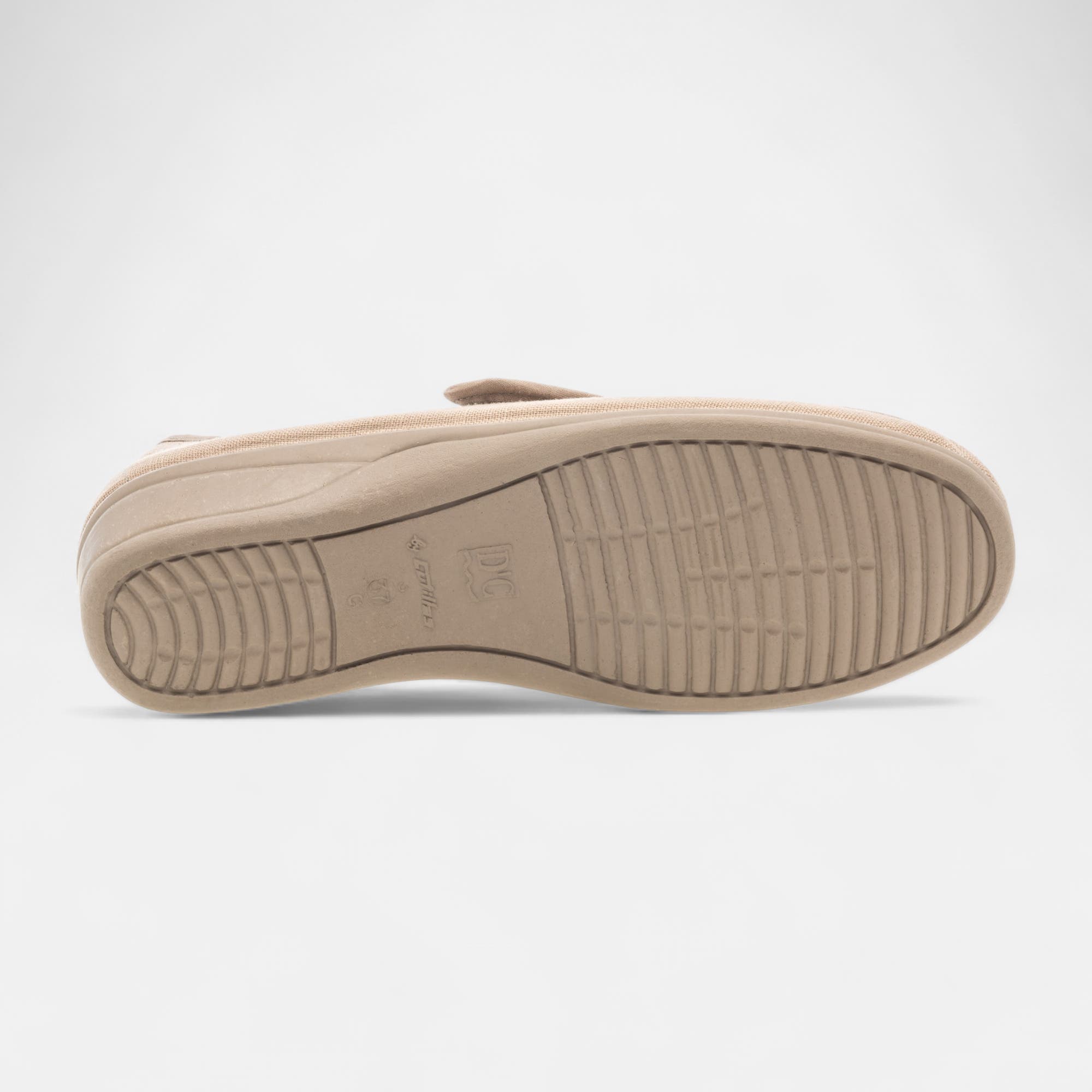 Tennis pieds sensibles Femme beige