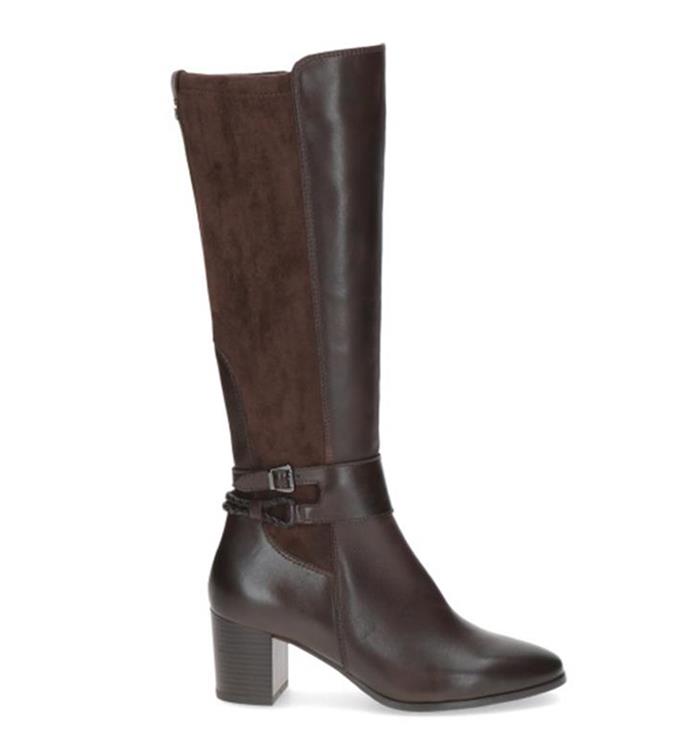 Caprice 9-25501-45 Wijdte G dk brown comb