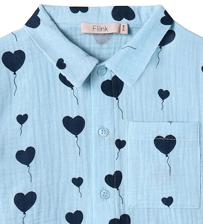 Fliink Hemd - Love - Dream Blue
