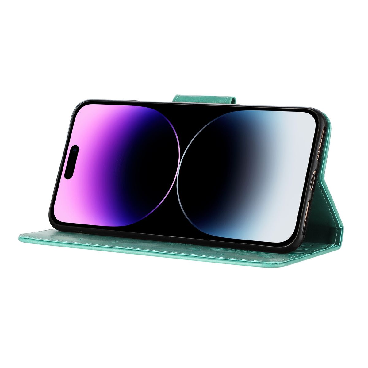 Schutz Handy Hülle für Apple iPhone 15 Plus Case Cover Tasche Wallet Etui Bumper