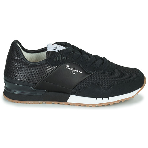 Pepe jeans - LONDON W SEQUINS - Noir