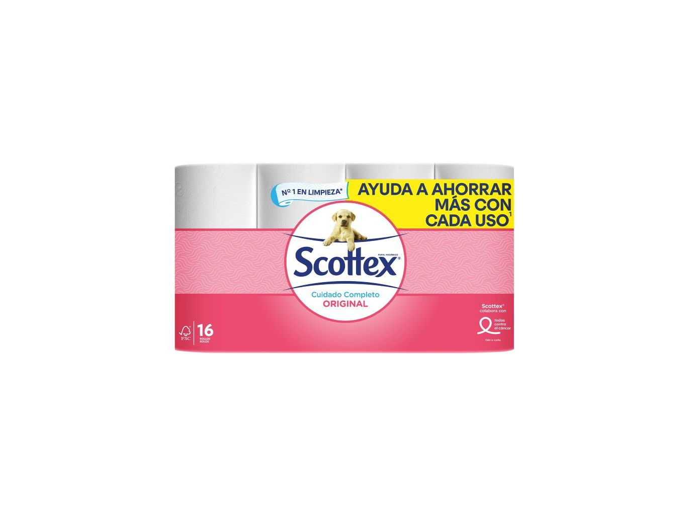 PAPEL HIGIENICO SCOTTEX ORIGINAL 16R