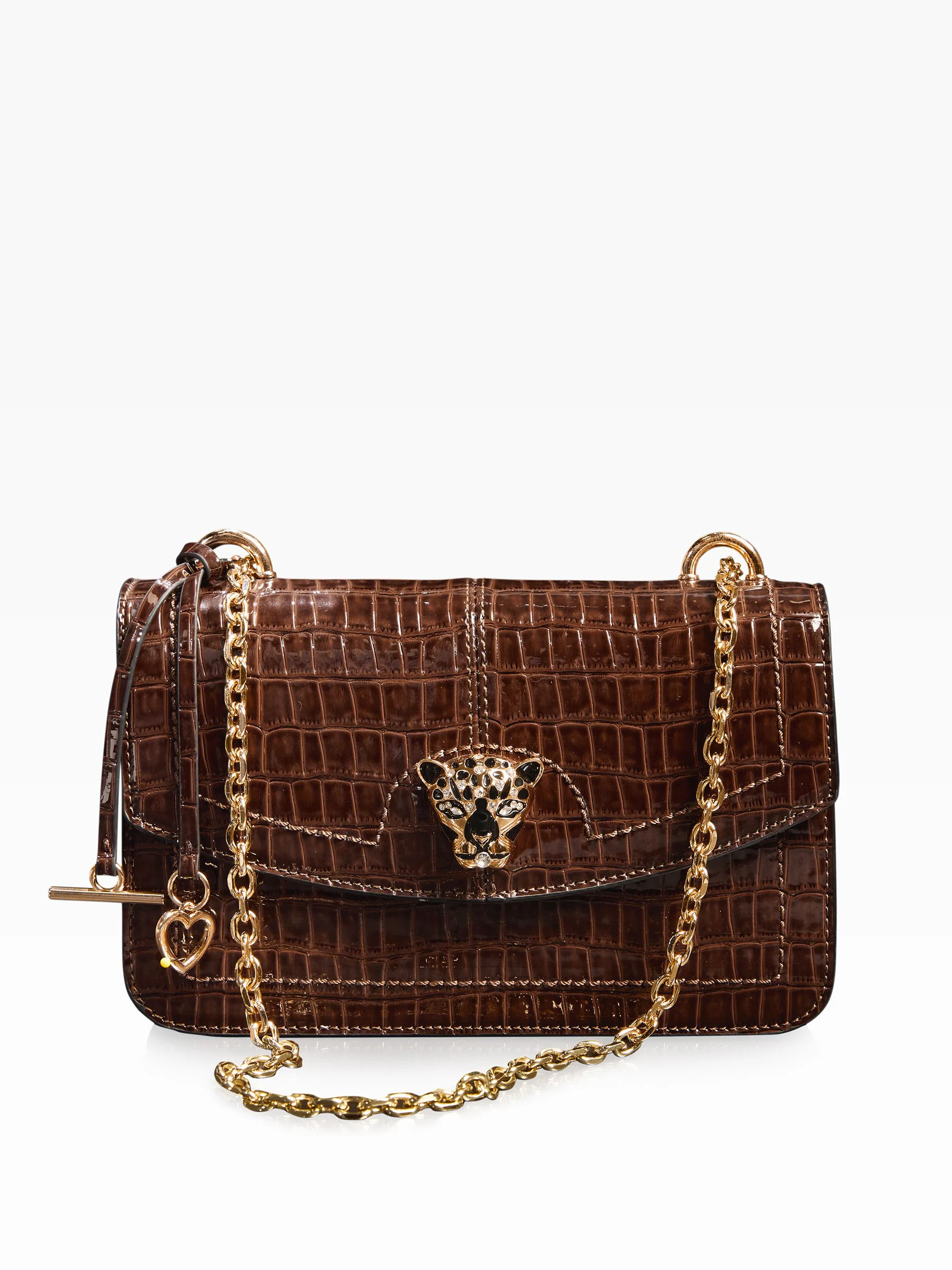 Chocoladebruin - Lipsy Medium Chain Shoulder Bag