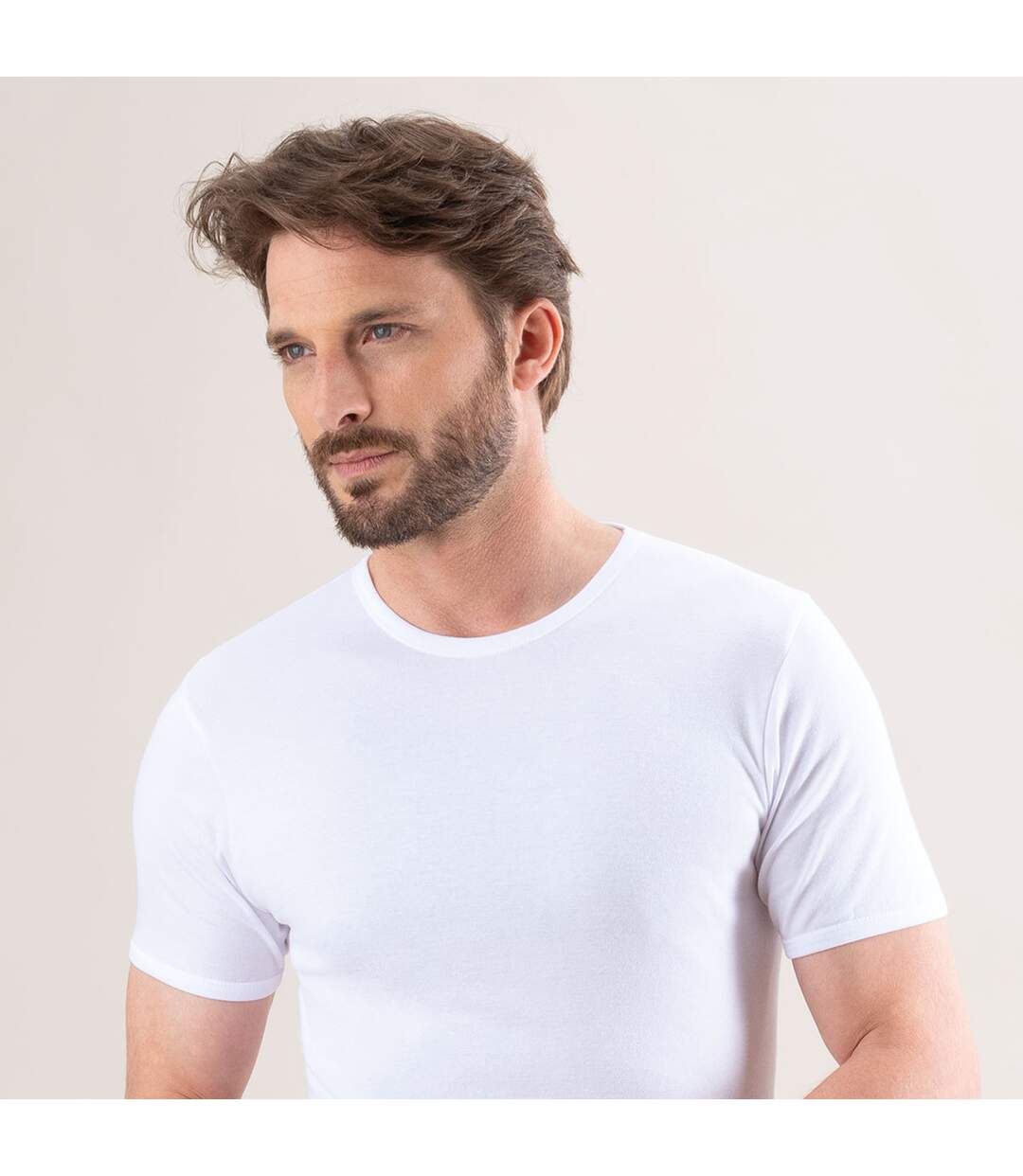 Tee-shirt col rond Pur coton Premium