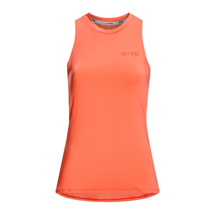 CEP Dame Singletter The Run Tank Top Round Neck Orange
