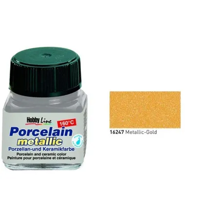 KREUL Glass & Porcelain Classic, metallic-gold, 20 ml