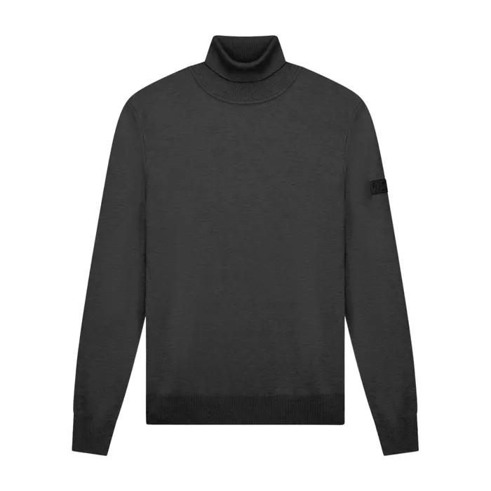 Malelions Knitted Turtleneck Sweater Heren