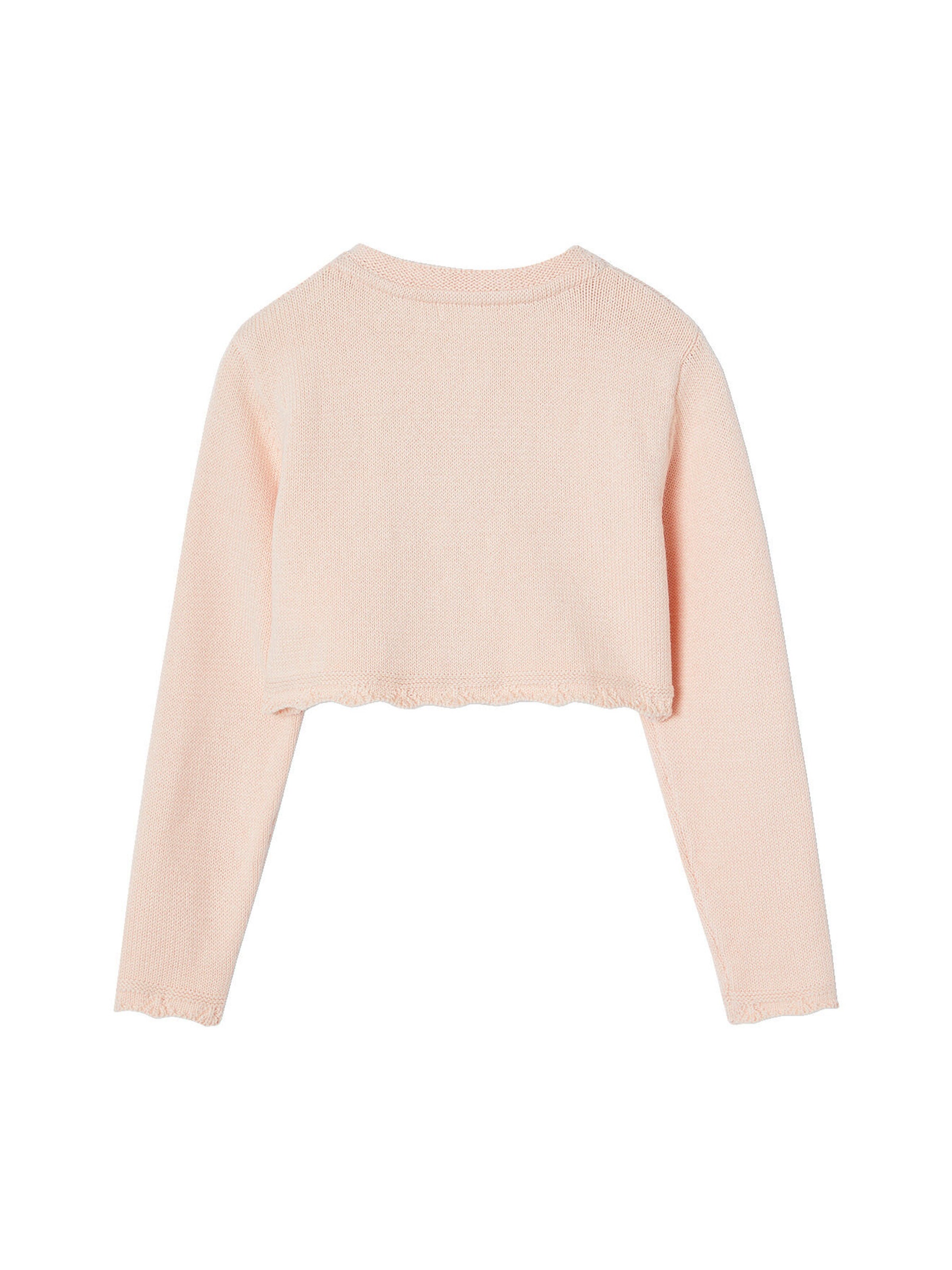 Vertbaudet Festlicher Mädchen Bolero hellrosa