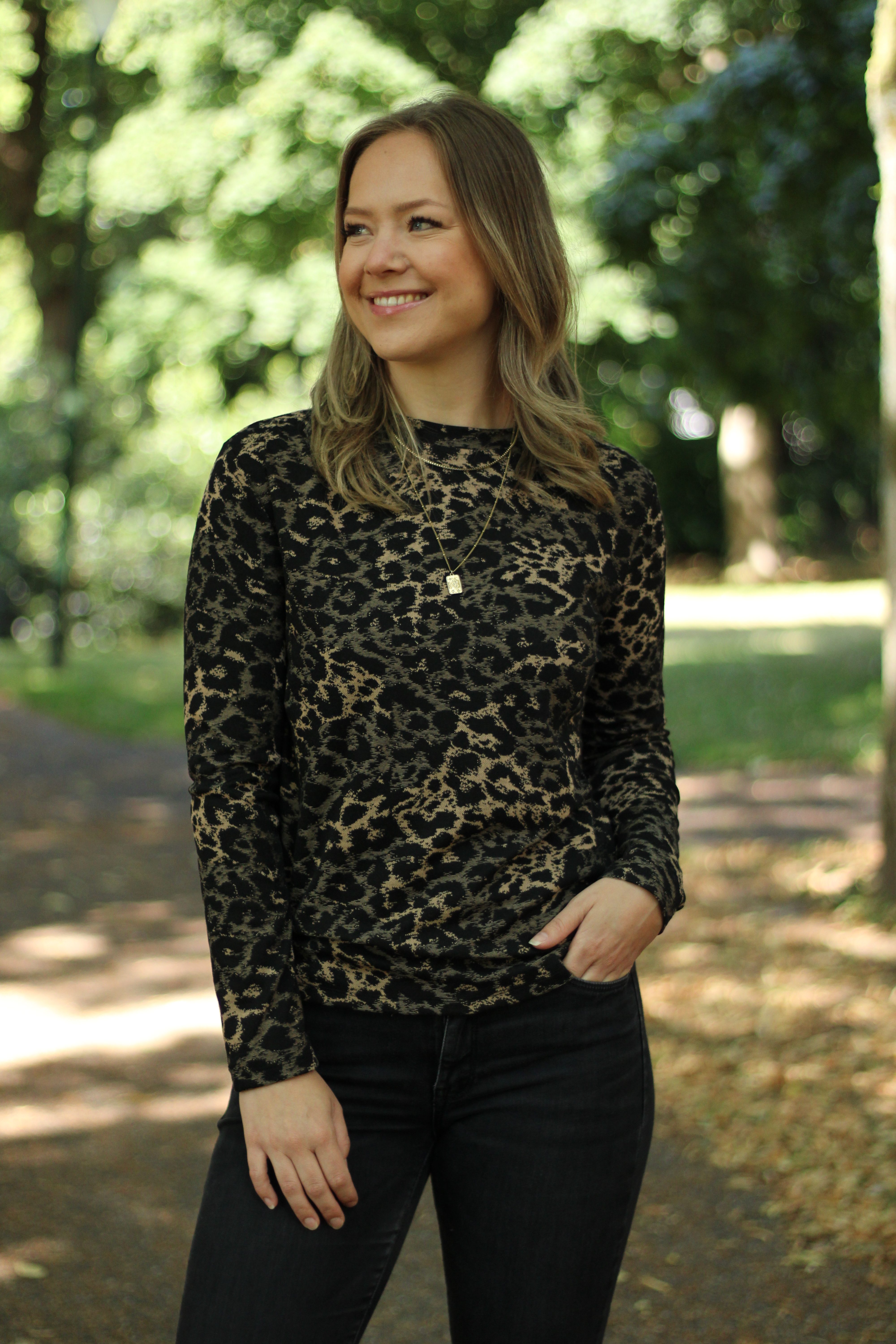 Rino & Pelle - Loui Long Sleeve Top - Leopard