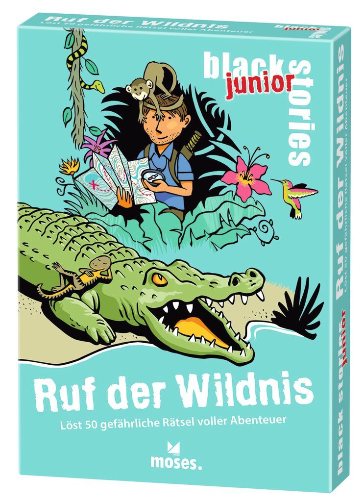 Rätselkarten BLACK STORIES JUNIOR - RUF DER WILDNIS
