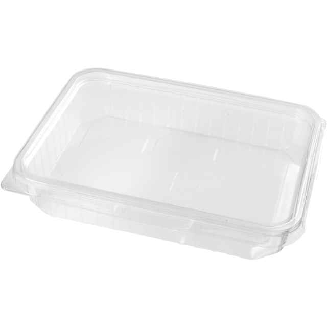 Bak, PP, 750ml, incl. deksel, kilobak, 183x134x45mm, transparant