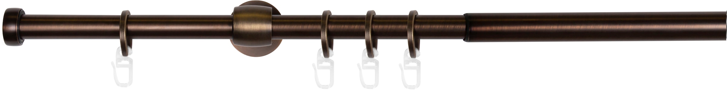 mydeco Gardinenstange »Cap-Noble« Ø 16 mm 1 läufig-läufig ausziehbar