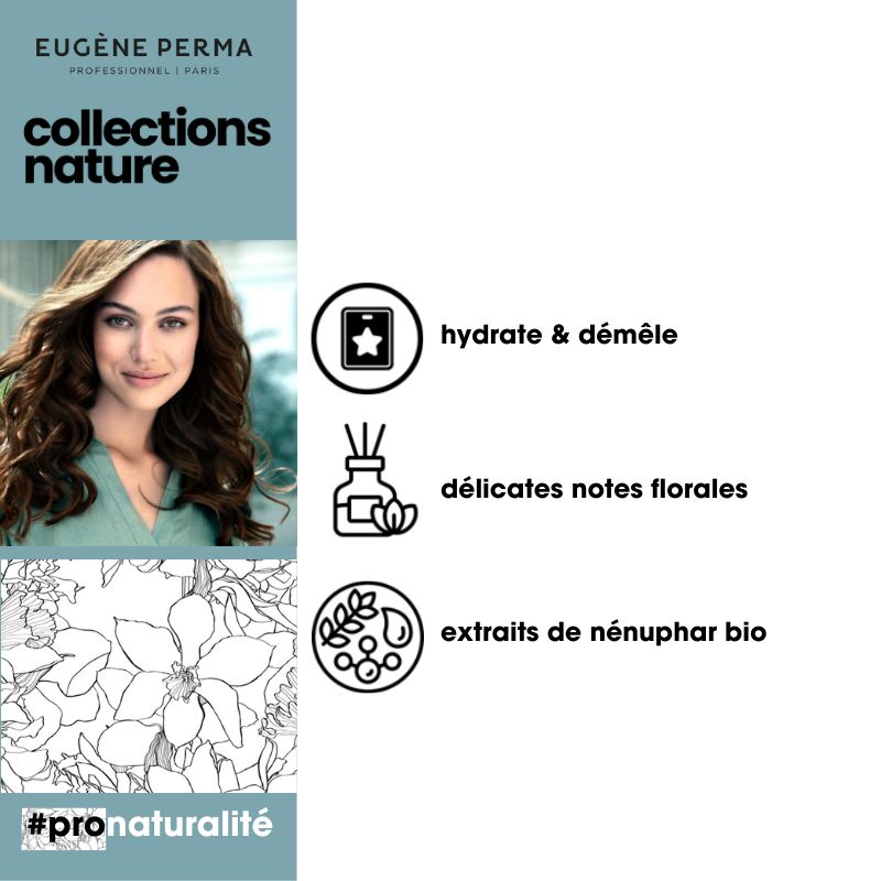 Shampooing hydratant quotidien Collections Nature Eugène Perma 300ml