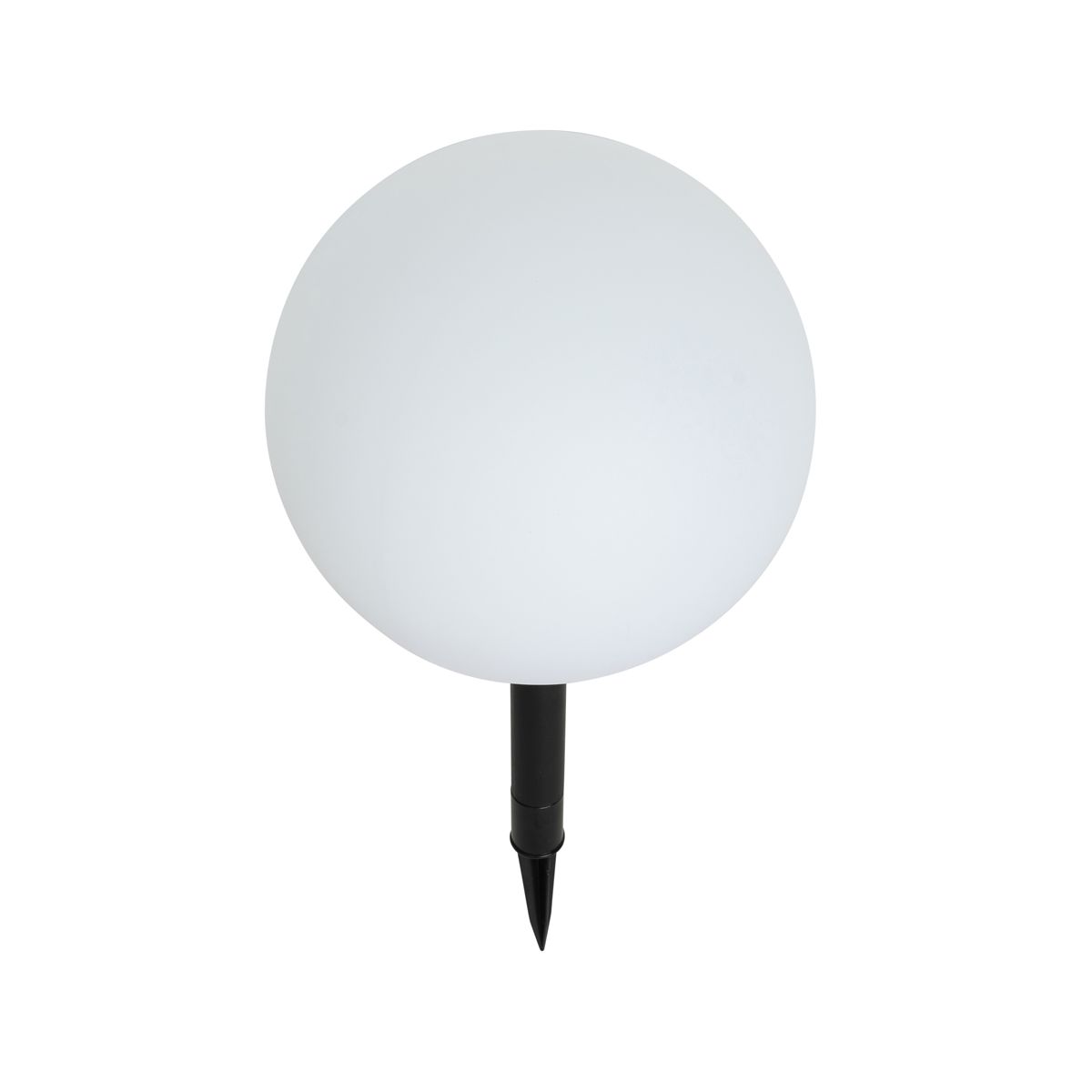 Buitenlamp wit 25 cm incl. LED IP44 solar RGBW - Ludger