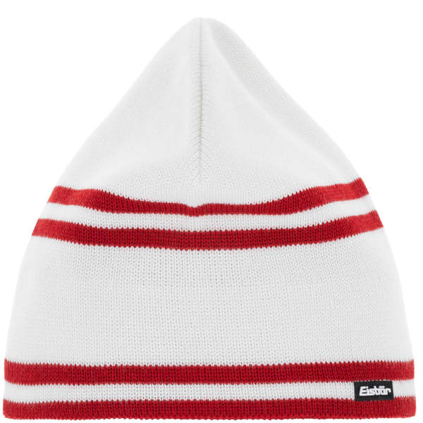 Bonnet ski EISBÄR NOXINO MÜ WHITE/RED