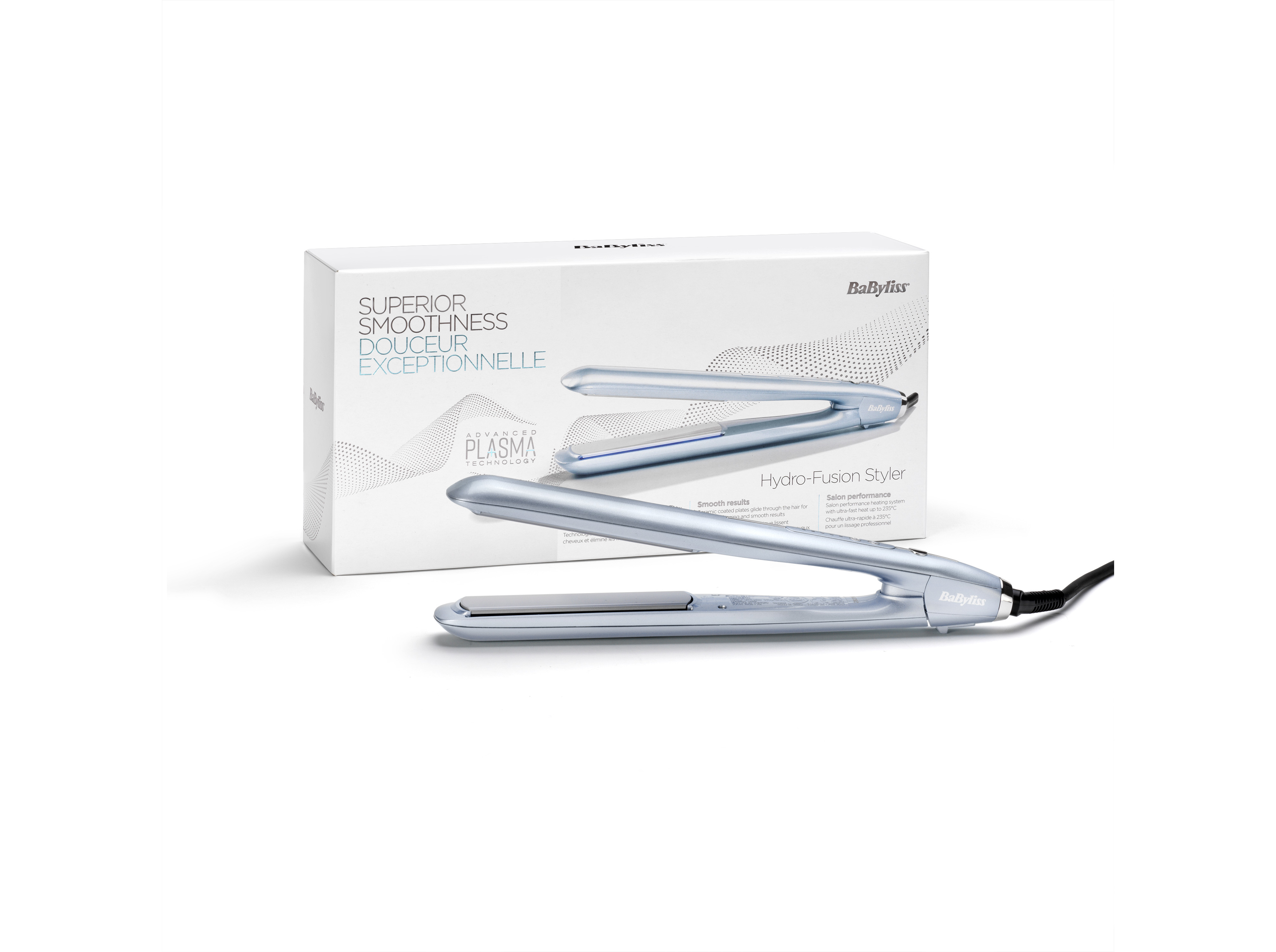 ALISADOR DE CABELO BABYLISS ST573E HYDRO FUSION