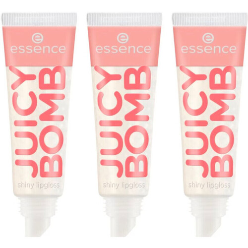 Essence - Conjunto de 3 Brillos de Labios Juicy Bomb Shiny Lip Gloss Gris