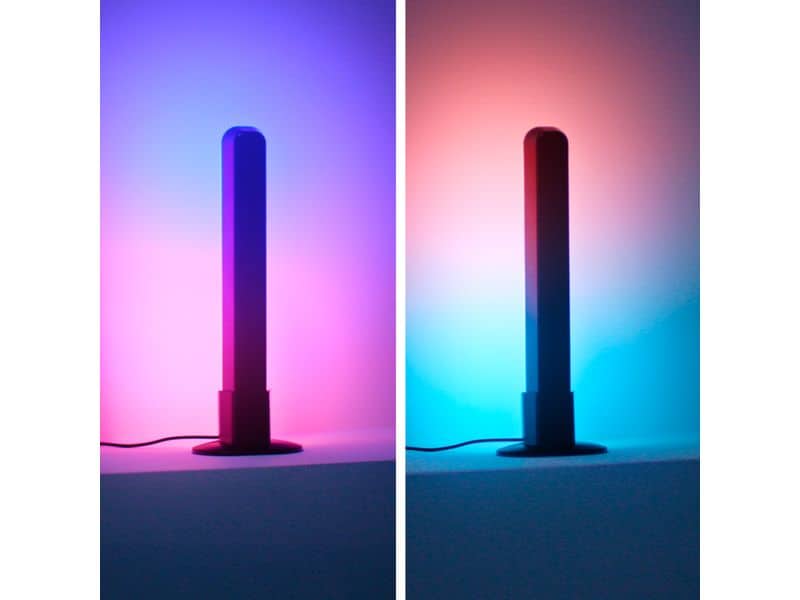 WiZ Gradient Light Bars Doppelpack RGBIC RGBIC, Doppelpack Dynamische RGBIC Lichtleisten für das perfekte Ambiente