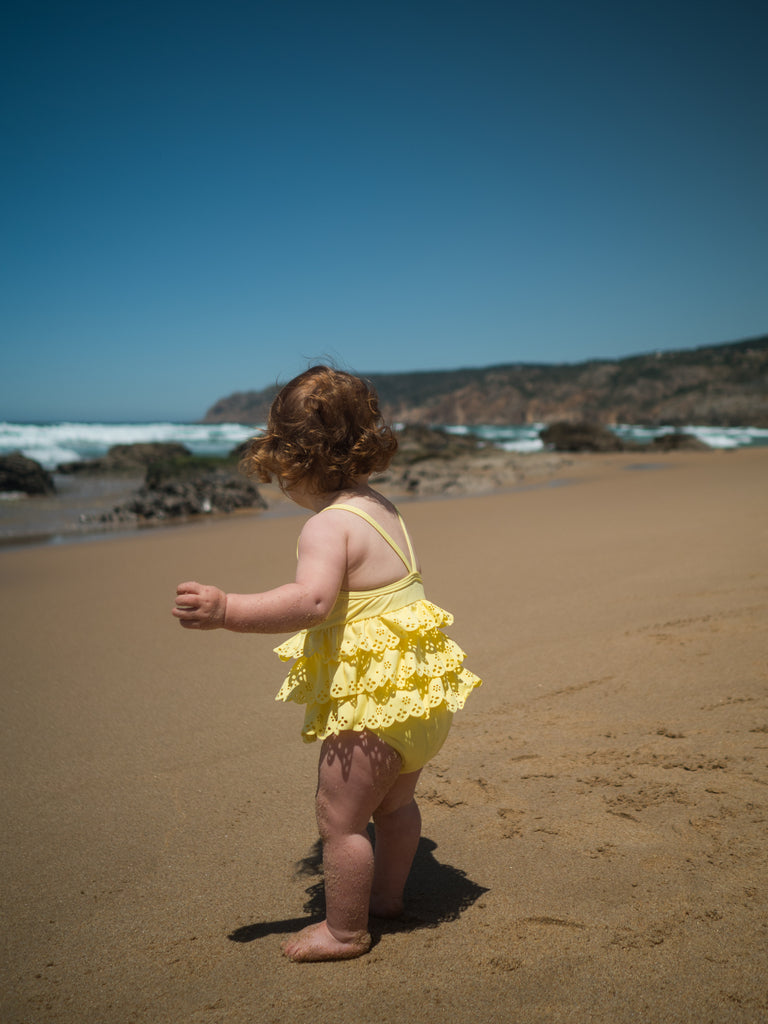 Sway Bathing Suit, Badedragt - Sunny Yellow