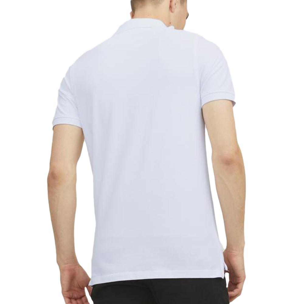 Jack & Jones Polo Blanc Homme Jack & Jones Paulos