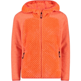 CMP Girls Highloft Fix Hood Fleecejacke Calypso Kinder