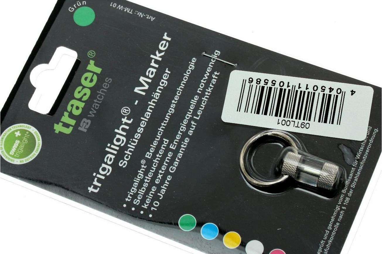 Traser lichtgevende sleutelhanger, groen