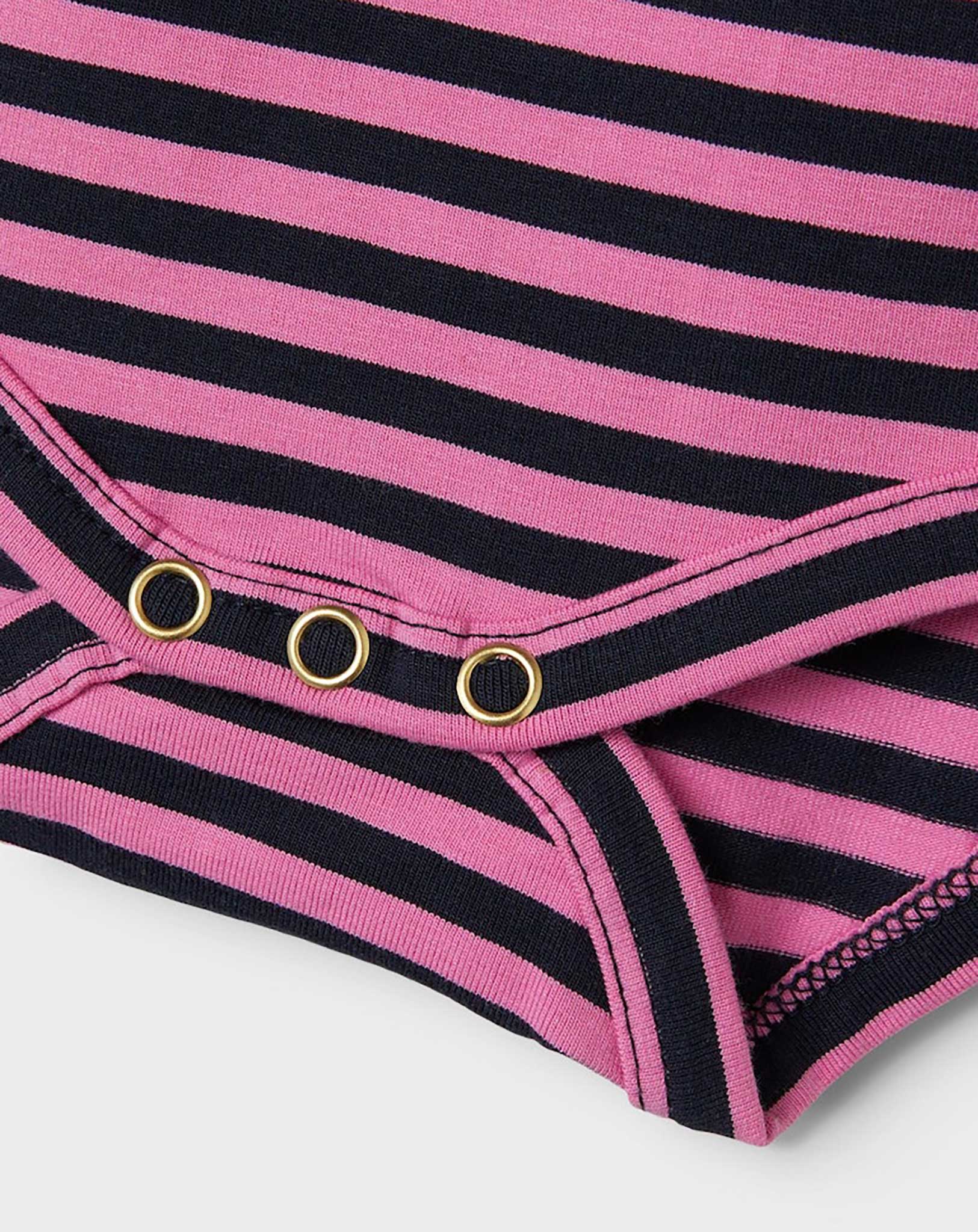 Langarmbody NBFTUNNA STRIPES in wild orchid