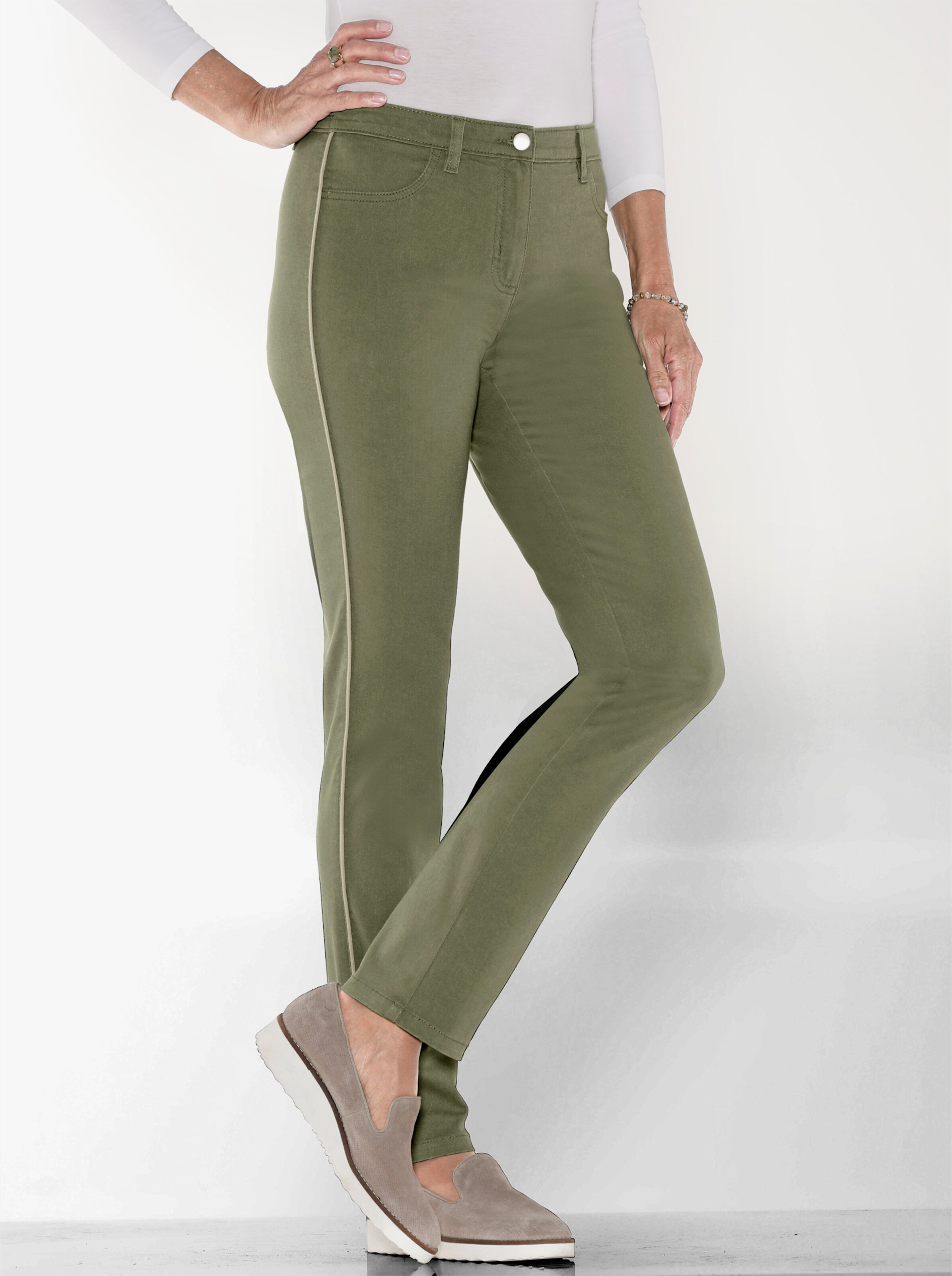 Stretch-Hose in Twill-Qualität