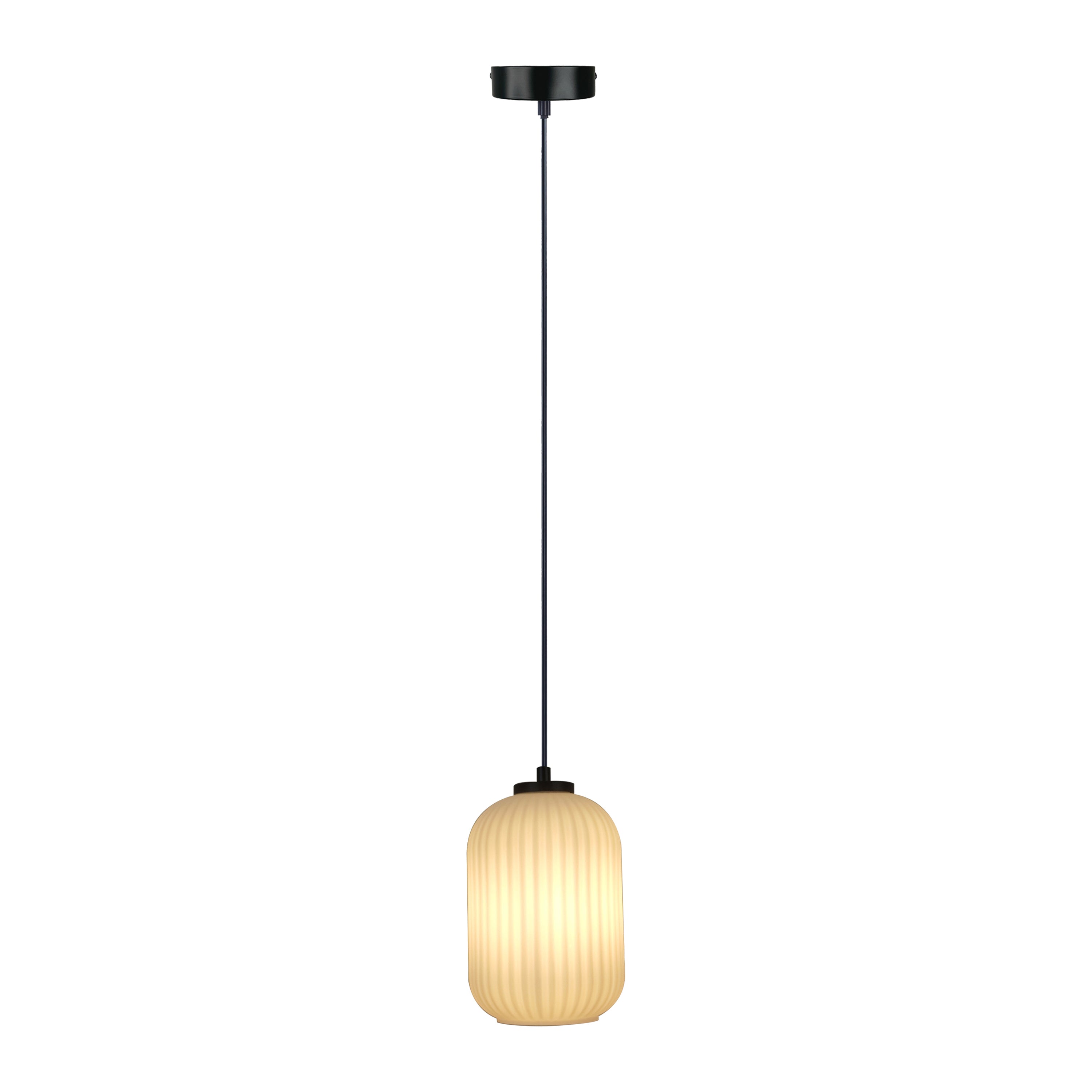 by fonQ Ribba Hanglamp - Opaalglas
