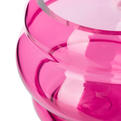 Vase Muse M, Rubinfarben