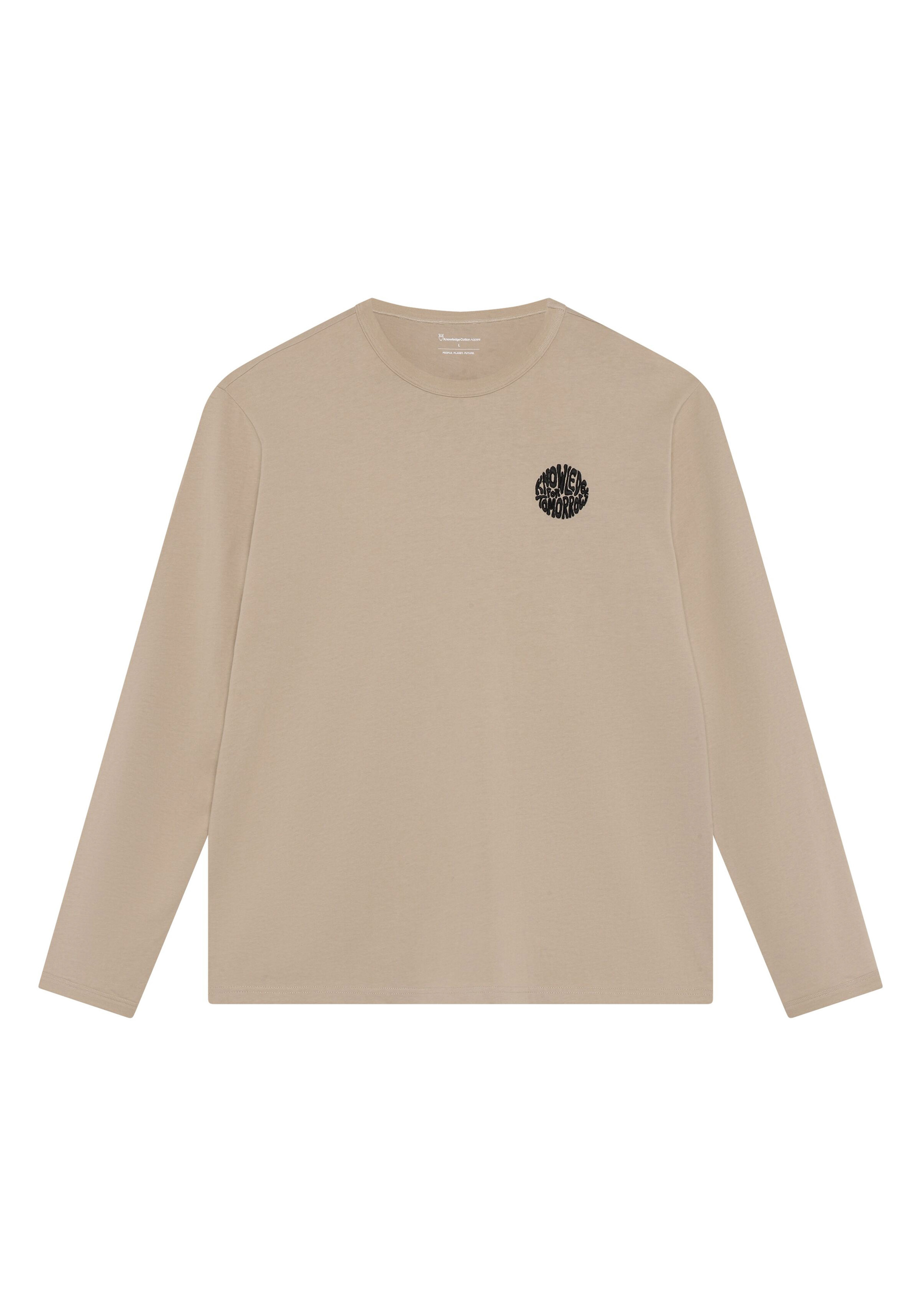 Knowledge Cotton Apparel Longsleeve SOS Light Feather Gray