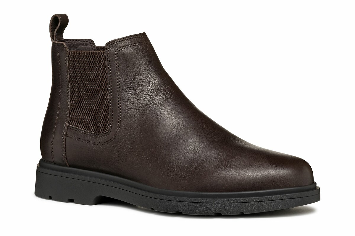 GEOX<br>Botas Chelsea de couro deslumbrantes Spherica EC1