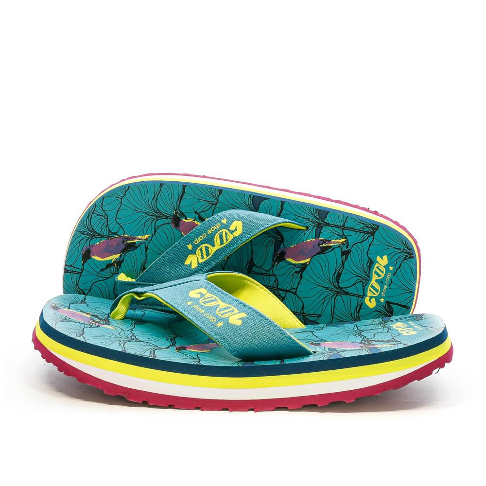 Cool Shoe Tongs Vert/Bleu Femme Cool Shoe Original Eve