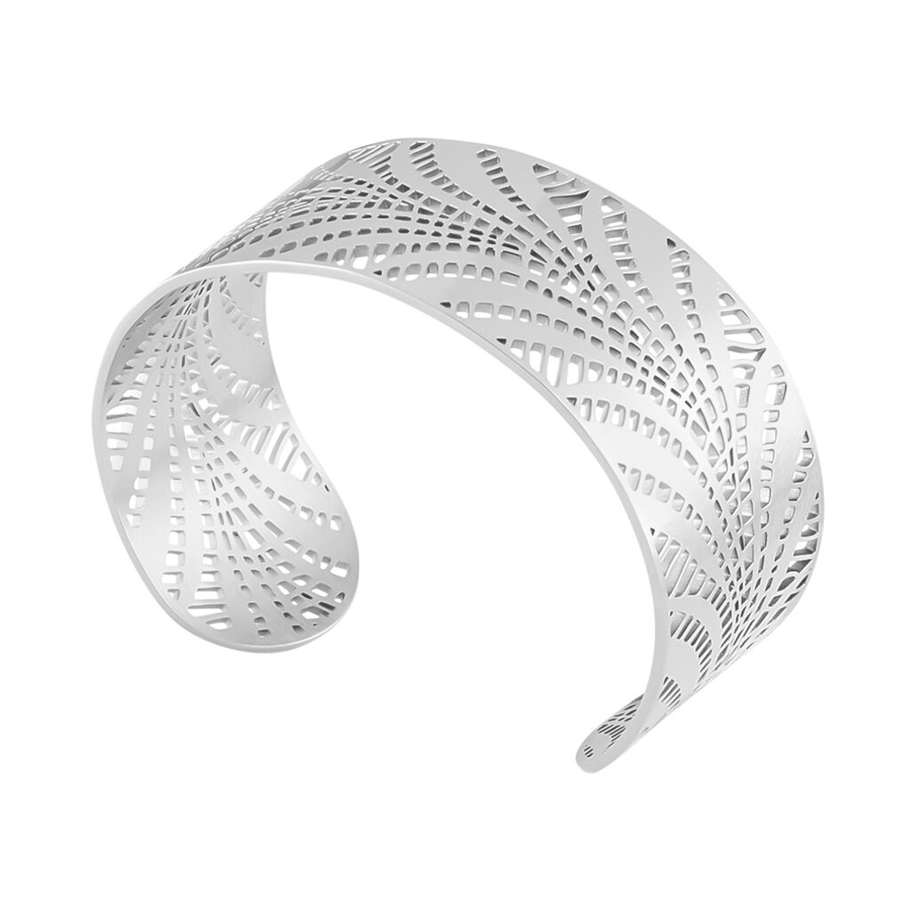 Bracelet Jonc Wilson Acier Blanc