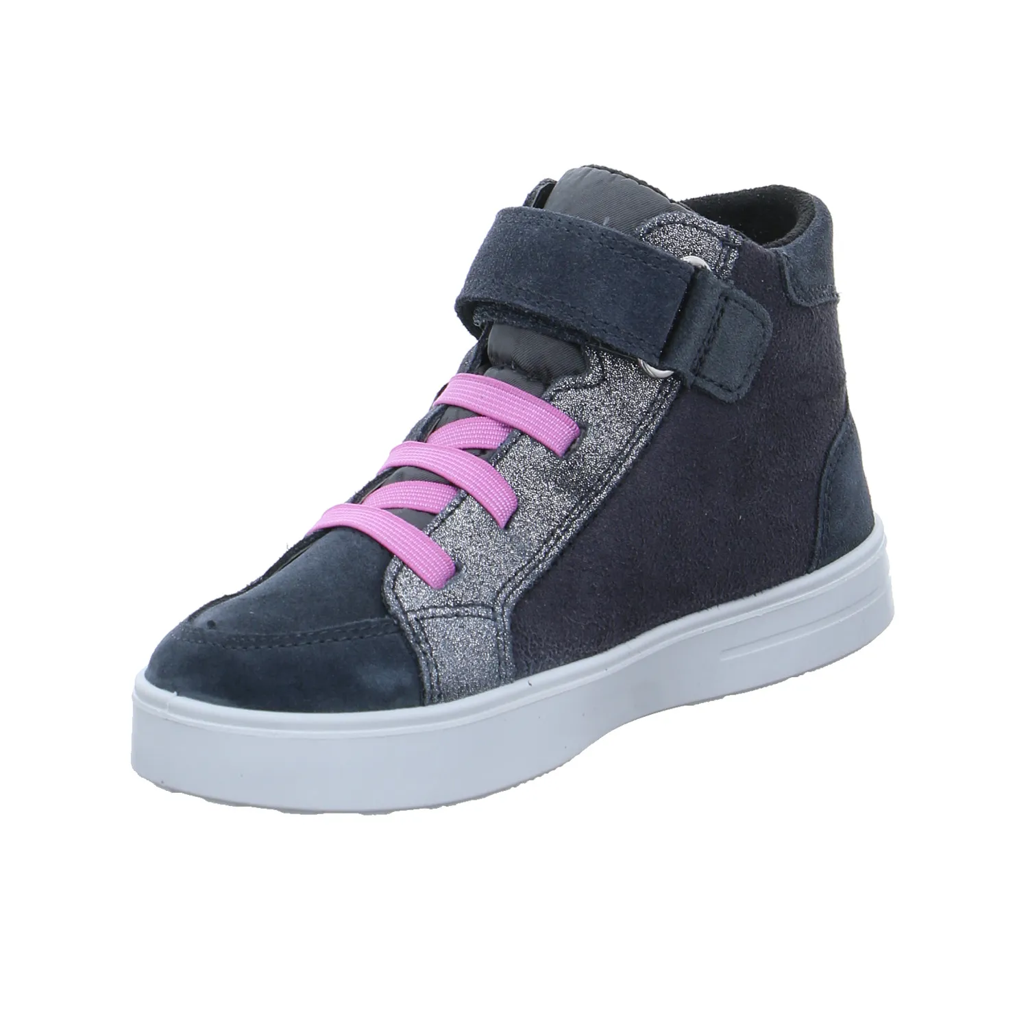 SUPERFIT Kleinkinder-Halbschuh Binder Grau Textil  Sneaker high