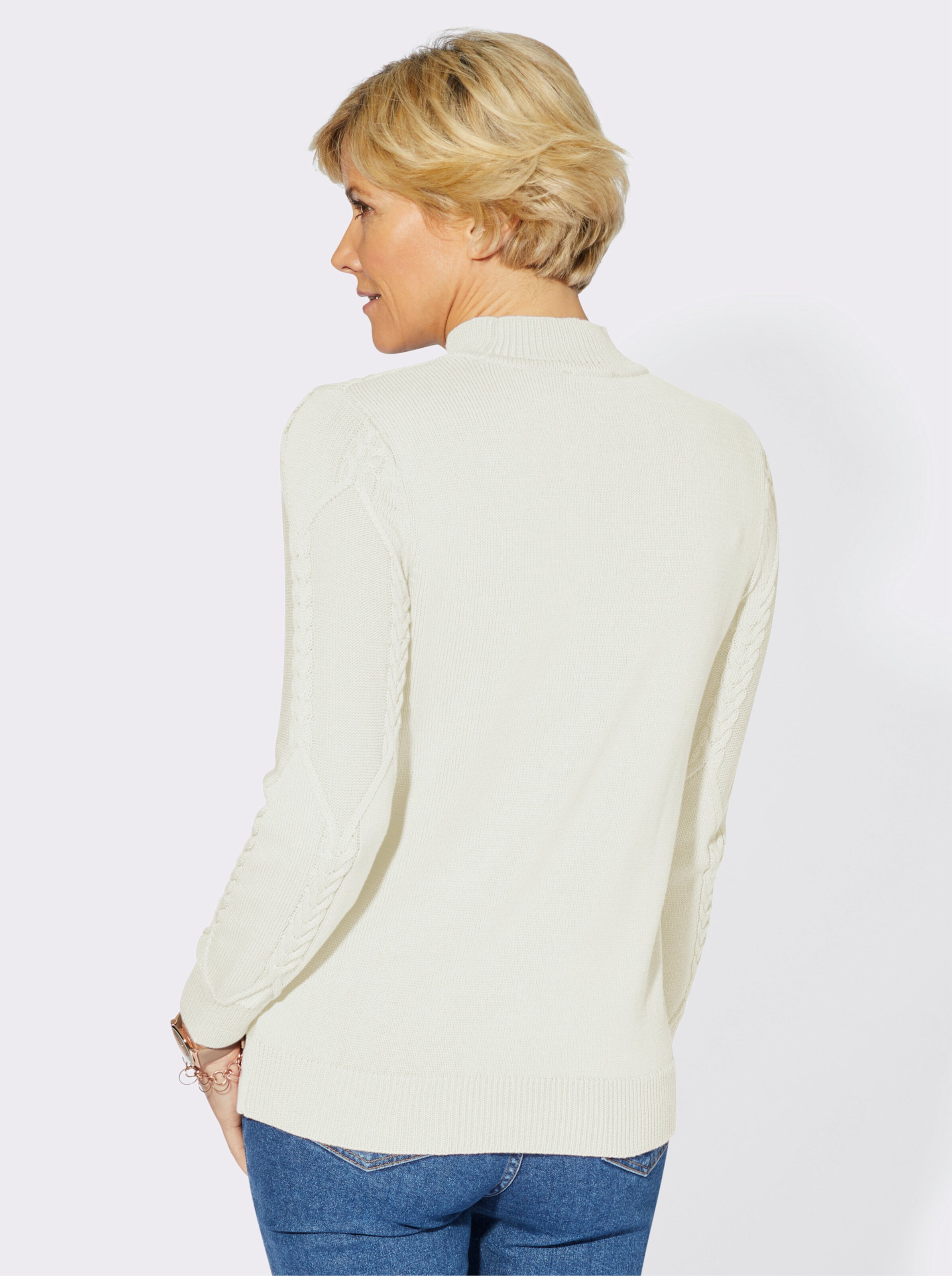 Stehkragenpullover
