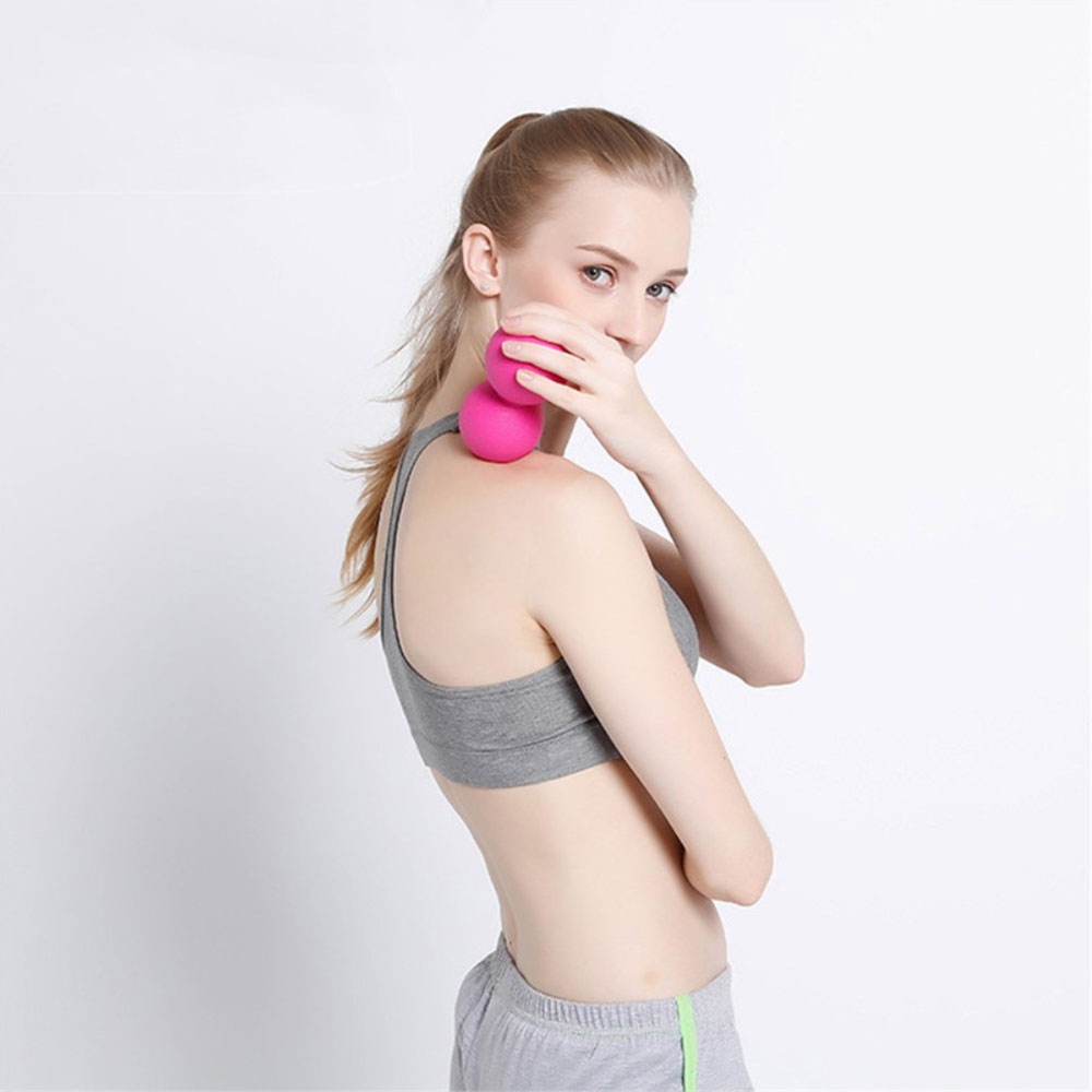 (Ø60mm) Multifunktionale Faszienkugel Fitness Massage Ball - Schwarz