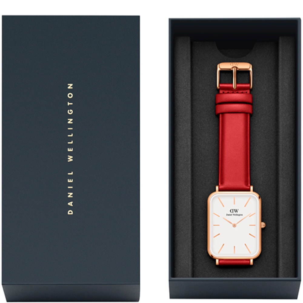 Montre Pressed Suffolk - Acier inoxydable & cuir - 36 mm