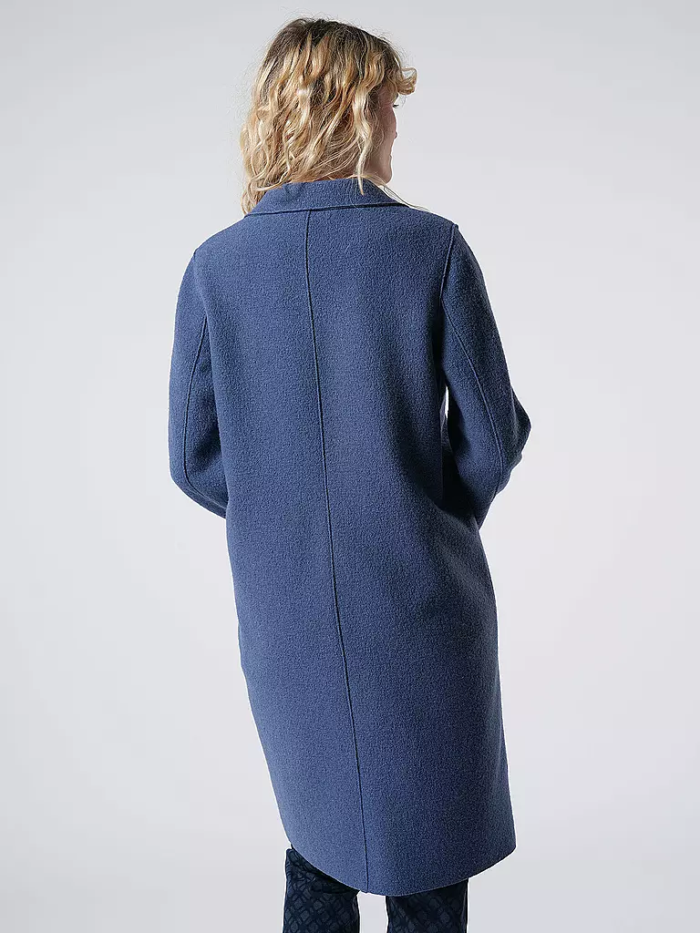 OUÍ Wollmantel blau