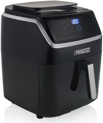 Princess Heteluchtfriteuse 182080 - 2-in-1 Stoomoven & Airfryer – 8 voorgeprogrammeerde programma's - Groot 6.5 liter - 1700W - Zwart