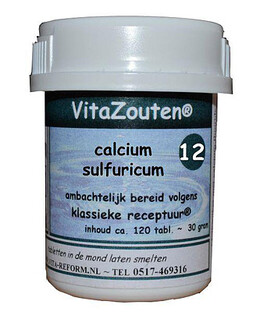 Vita Reform Van der Snoek VitaZouten Celzout Nr.12 Calcium Sulfuricum 120TB