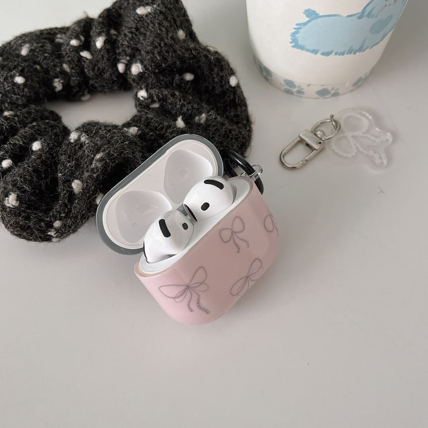 Elliure - Bow Apple AirPods / Pro oordopjeshoesje / bandje / set
