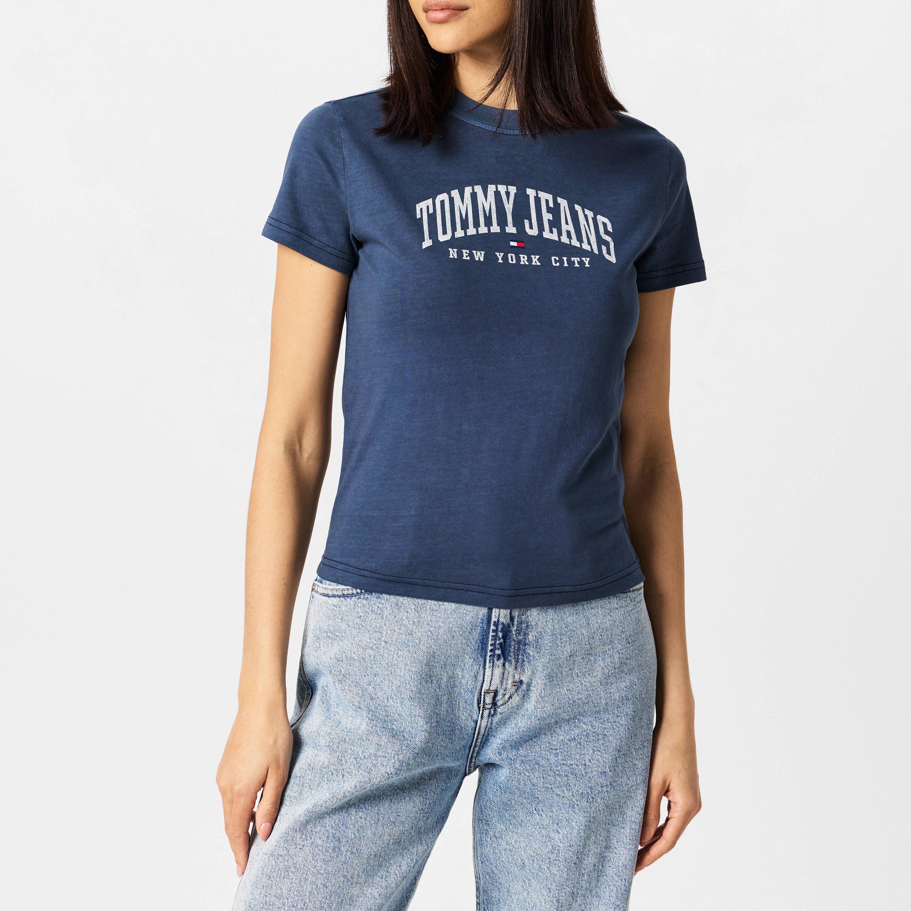 Tommy Jeans Varsity Logo Crew Neck T Shirt