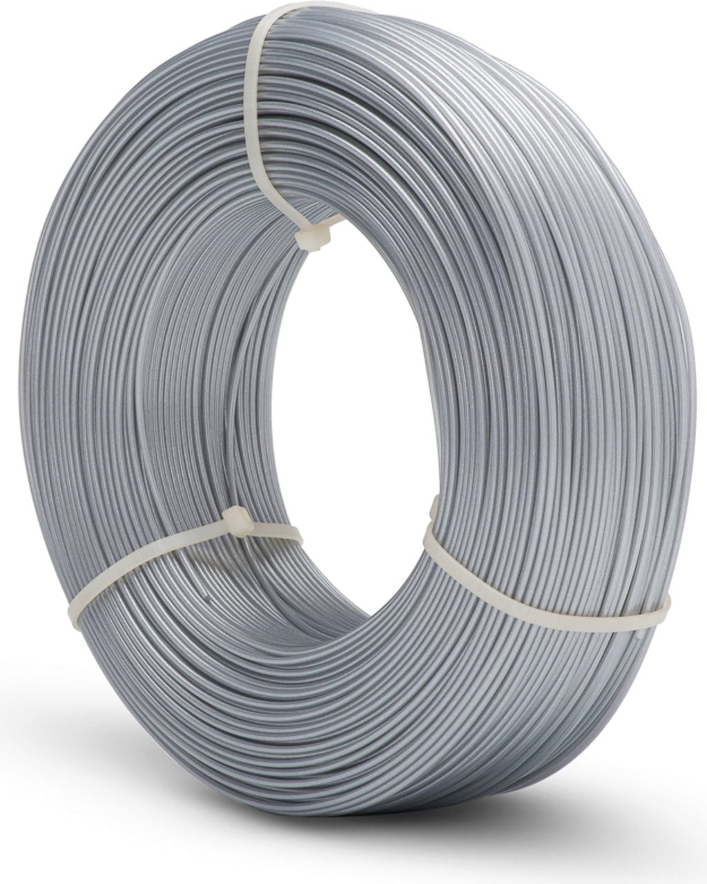 Fiberlogy  Refill Easy PET-G Silver, 1,75 mm (850 g)    Easy PET-G Refill für die Masterspool in Silber