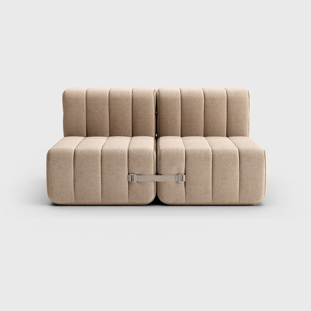 Curt-Set 4 - e.g. Flexibele 2-zitter - Dama - 0029 (Beige | Grijs)
